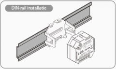 Clip Dinrail tbv dimmer/relais